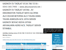 Tablet Screenshot of kadikoytadilat.wordpress.com