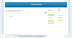 Desktop Screenshot of mikeinmadison.wordpress.com