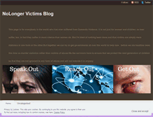 Tablet Screenshot of nolongervictimsblog.wordpress.com