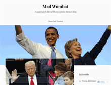 Tablet Screenshot of madwombat.wordpress.com
