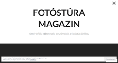 Desktop Screenshot of fotostura.wordpress.com