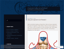 Tablet Screenshot of inspirationallyoverwhelmed.wordpress.com