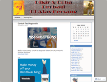 Tablet Screenshot of cobaberbagi.wordpress.com