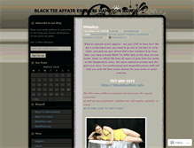 Tablet Screenshot of blacktieaffairescorts.wordpress.com