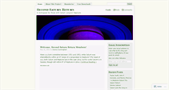 Desktop Screenshot of 2ndsaturnreturn.wordpress.com