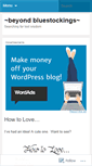 Mobile Screenshot of beyondbluestockings.wordpress.com