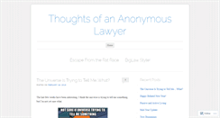 Desktop Screenshot of anonlawyer.wordpress.com