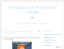 Tablet Screenshot of anonlawyer.wordpress.com