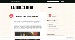 Desktop Screenshot of ladolcerita.wordpress.com