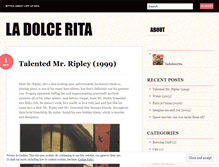 Tablet Screenshot of ladolcerita.wordpress.com