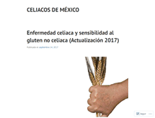 Tablet Screenshot of celiacomex.wordpress.com