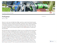 Tablet Screenshot of journeytothecentreofotago.wordpress.com