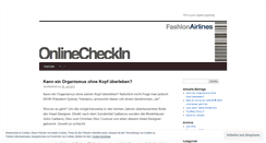 Desktop Screenshot of onlinecheckin.wordpress.com
