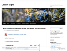 Tablet Screenshot of distaffsight.wordpress.com