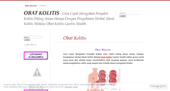 Desktop Screenshot of obatkolitis.wordpress.com