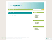 Tablet Screenshot of mbbtctennis.wordpress.com