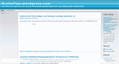 Desktop Screenshot of gratistips.wordpress.com