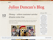 Tablet Screenshot of juliusduncan.wordpress.com