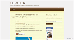 Desktop Screenshot of cefesjm.wordpress.com