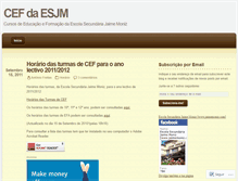 Tablet Screenshot of cefesjm.wordpress.com