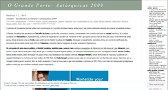 Desktop Screenshot of ograndeporto2009.wordpress.com