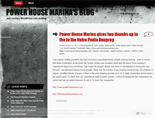 Tablet Screenshot of powerhousemarina.wordpress.com