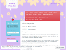 Tablet Screenshot of madebypurplesue.wordpress.com