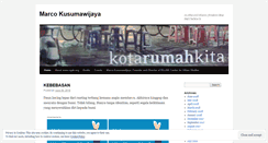 Desktop Screenshot of mkusumawijaya.wordpress.com