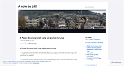 Desktop Screenshot of l4xm4n4.wordpress.com