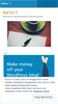 Mobile Screenshot of m4741blogspot.wordpress.com