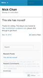 Mobile Screenshot of nickandtheworld.wordpress.com