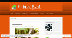 Desktop Screenshot of fabricbirds.wordpress.com
