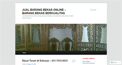 Desktop Screenshot of bekasbarumurah.wordpress.com