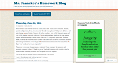 Desktop Screenshot of msjanackov.wordpress.com