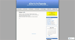 Desktop Screenshot of d3w1c1n7aanda.wordpress.com