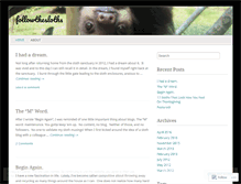 Tablet Screenshot of followthesloths.wordpress.com