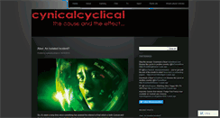 Desktop Screenshot of cynicalcyclical.wordpress.com