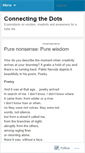 Mobile Screenshot of connectingthedotz.wordpress.com