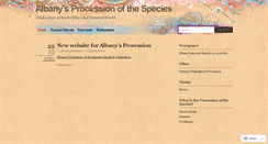 Desktop Screenshot of albanyprocession.wordpress.com