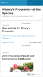 Mobile Screenshot of albanyprocession.wordpress.com
