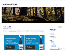 Tablet Screenshot of cantinarte.wordpress.com