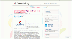 Desktop Screenshot of britishcouncilkosovo.wordpress.com