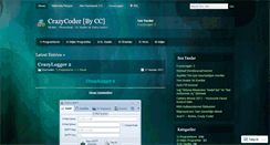 Desktop Screenshot of crazycoderr.wordpress.com