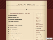 Tablet Screenshot of animedaleggere.wordpress.com