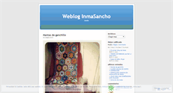 Desktop Screenshot of inmasancho.wordpress.com
