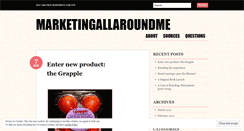 Desktop Screenshot of marketingallaroundme.wordpress.com