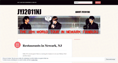 Desktop Screenshot of jyj2011nj.wordpress.com