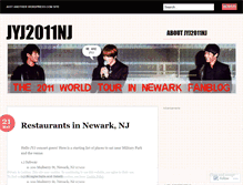 Tablet Screenshot of jyj2011nj.wordpress.com