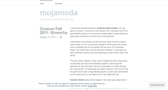 Desktop Screenshot of mojamoda.wordpress.com