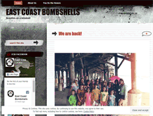 Tablet Screenshot of eastcoastbombshells.wordpress.com